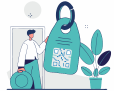 Purchase QR tag