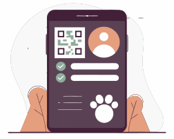 Scan tag to setup profile page